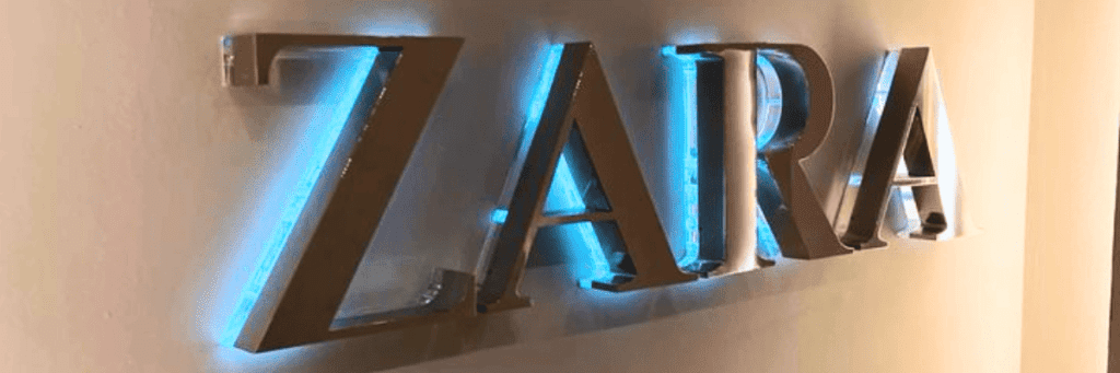 Back Light 3D Signage