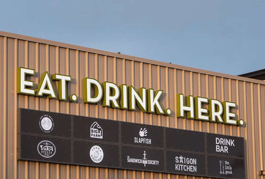 restaurants signboard